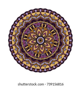 Flower Mandalas. Vintage decorative elements. Oriental pattern, vector illustration. Islam, Arabic, Indian, turkish, pakistan, chinese, ottoman motifs