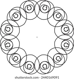 Flower Mandala.Vintage decorative elements. Oriental pattern, vector illustration.Islam,Arabic, Indian,Moroccan,Spanish,Turkish,Pakistani, Chinese, Mystic, and Ottoman motifs.Coloring book page.