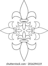 Arte vectorial de mardi gras de flores e ilustración