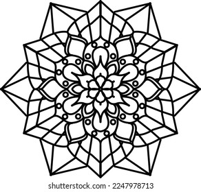 Blumenmuster für Henna Zeichnung und Tattoo.Mandala Farbbuch einfach und einfach für Anfänger, Senioren und Kinder. 
