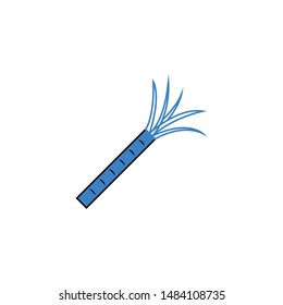 Flower minimal flat icon vector