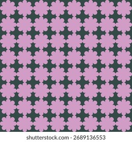 flor Minimalista Geométrica sem emenda conjunto de padrões com várias formas e cores