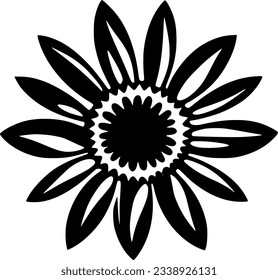 Flower | Minimalist and Simple Silhouette - Vector illustration