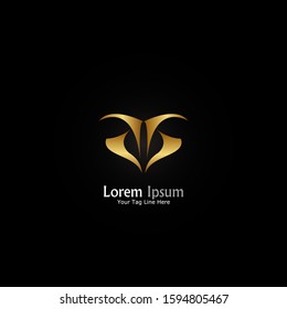 "Flower". Minimalist, simple,digital and modern logo design.