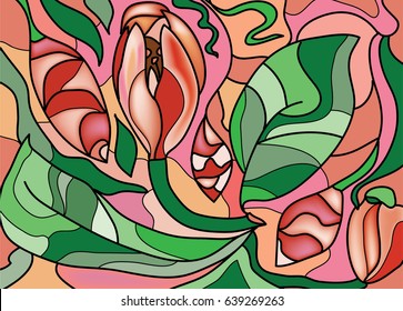 flower mosaic