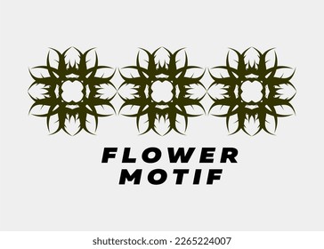 flower motif background art pattern