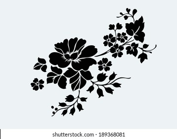 Flower motif for design 