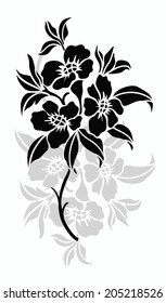 Flower motif for design