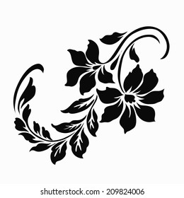 Flower motif for design 