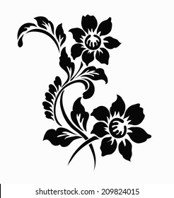 Flower motif for design 