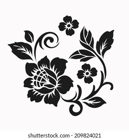 Flower motif for design 