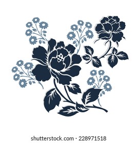 Flower motif for design