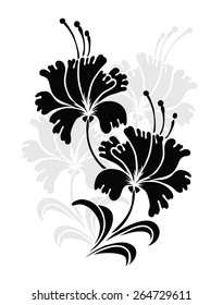 Flower motif for design
