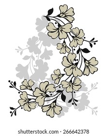Flower motif for design