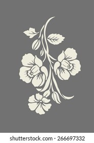 Flower motif for design