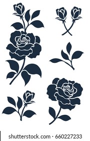 Flower motif sketch for design
