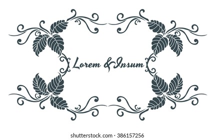 Flower motif,Flower design elements vector