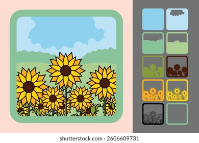 Flower multilayered 3d paper craft design for crafting