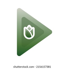 icono de plantilla de diseño de logotipo de degradado multimedia