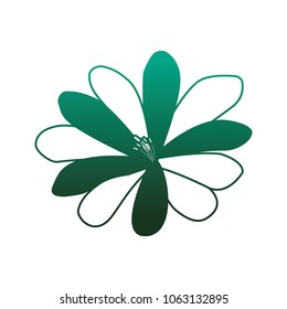 flower natural flora decoration icon