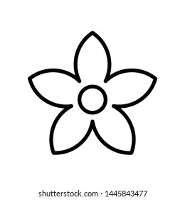 Flower Nature Element Vector Icon Design Template