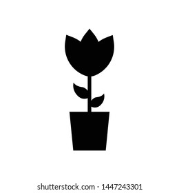 Flower Nature Element Vector Icon Design Template