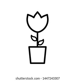 Flower Nature Element Vector Icon Design Template