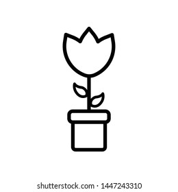 Flower Nature Element Vector Icon Design Template