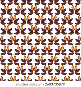 flower nature foliage seamless pattern