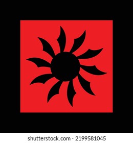 Flower nature vector logo template design 