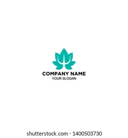 flower of neptune logo design vector