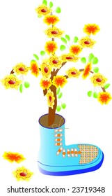 flower for New Lunar Year