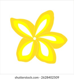 Blumenobjekt mit Vektordesign