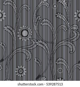 flower on gray background