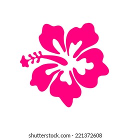 Hibiscus Flower Vector Illustration Stock Vector (Royalty Free ...