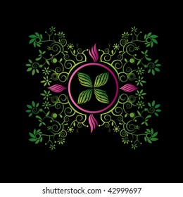 Flower organic illustration