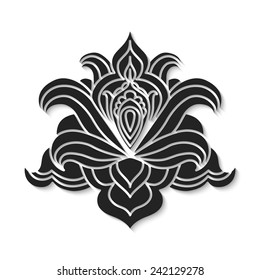 Flower - oriental design.