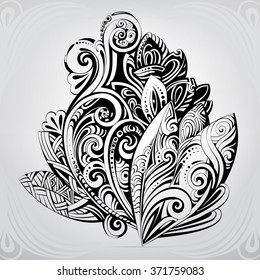 Flower in an ornament