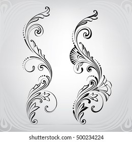 Flower in an ornament