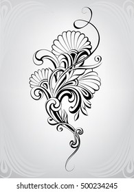 Flor en un adorno