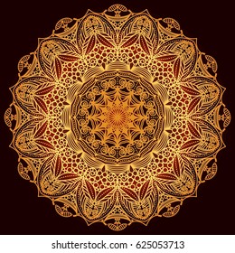 Flower ornament.