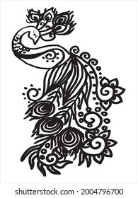 FLOWER AND ORNAMENT COLORING PAGE,WOMAN FACE,HAIR DESIGN,T SHIRT DESIGN,SUMMER DESIGN COLORING PAGE,DRESS DESIGN COLORING PAGE,