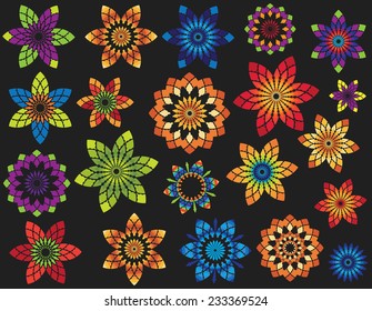 flower ornament design symbol