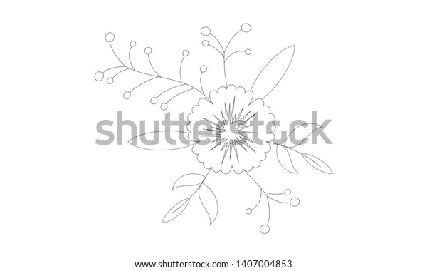 Flower ornament\
dividers. Hand drawn vines decoration, floral ornamental divider\
and sketch leaves ornaments\
logo