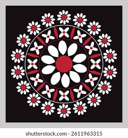 Flower ornament icon vector design illustration 