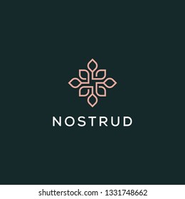 flower ornament logo