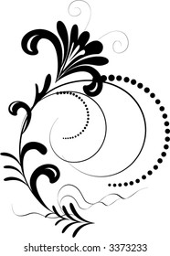 flower ornament - vector