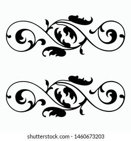 flower ornament vector for element design, EPS 10.