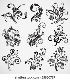 flower ornament vector pattern