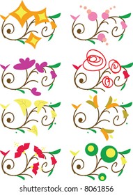 Flower ornaments